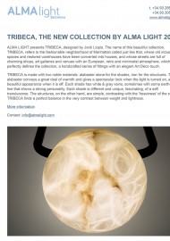 Tribeca, the new collection by Alma Light 2019