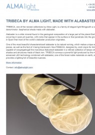 Tribeca de Alma Light, fabricada con alabastro