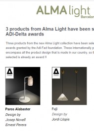 3 productos de Alma Light han sido seleccionados para los premios ADI-DELTA 