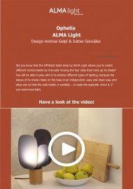 Diferentes ambientes de iluminación con Ophelia de ALMA Light
