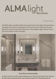 Light and Project: from a sketch to the Totem II wall lamp