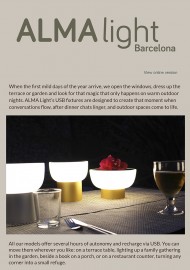 ALMA Light USB Portables: feeling the light outdoors